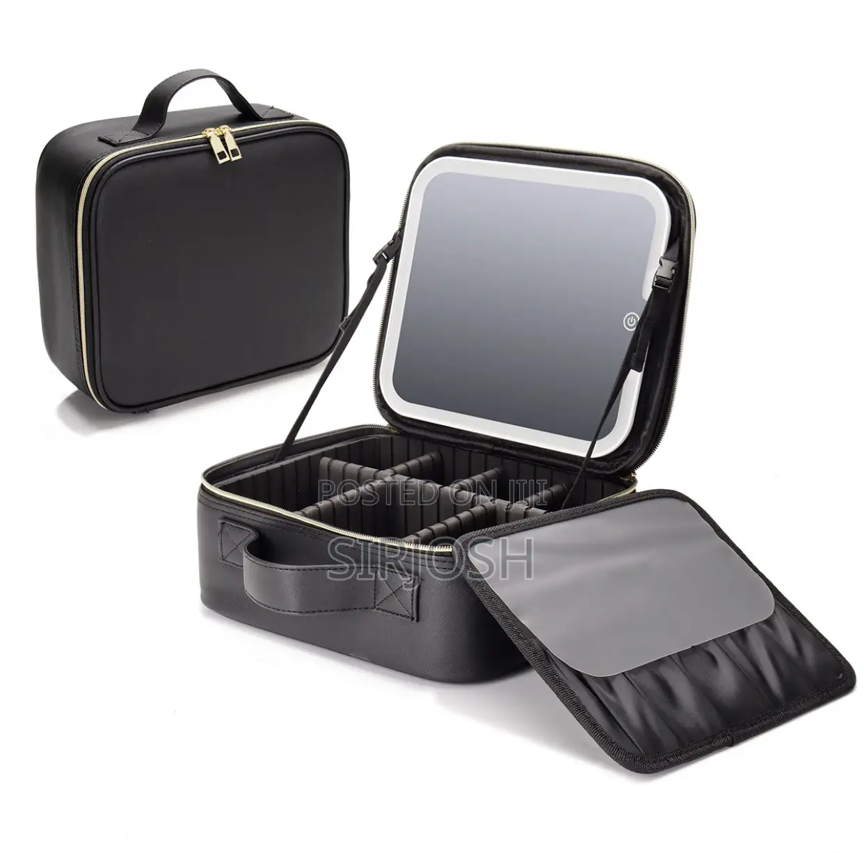 New Fashion Large Capacity Cosmetic Bag With Mirror