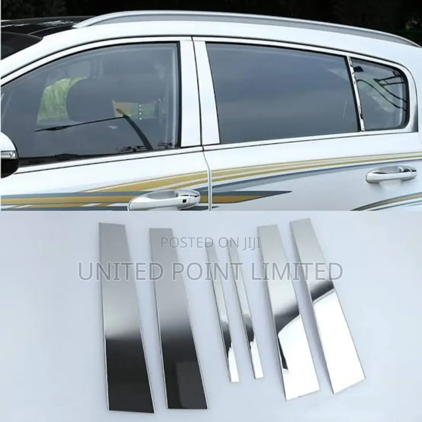 Piller Post Car Chrome Car Stainless