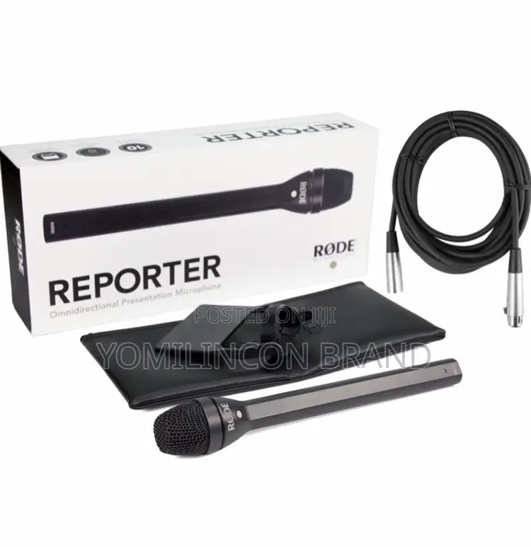 Rode Reporter Omnidirectional Dynamic Microphone,Black