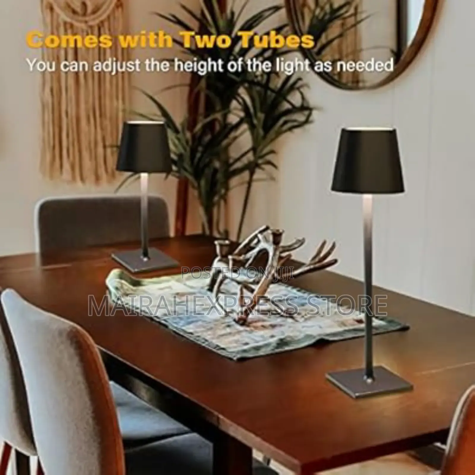 Rechargeable Battery LED Desk Lamp for Bedroom/Couple Dinner