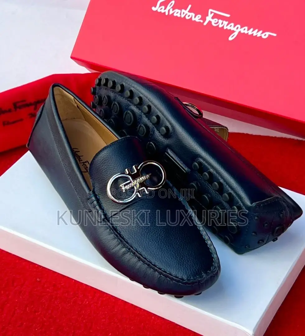 Original Salvatore Ferragamo Men Leather Shoe Collections