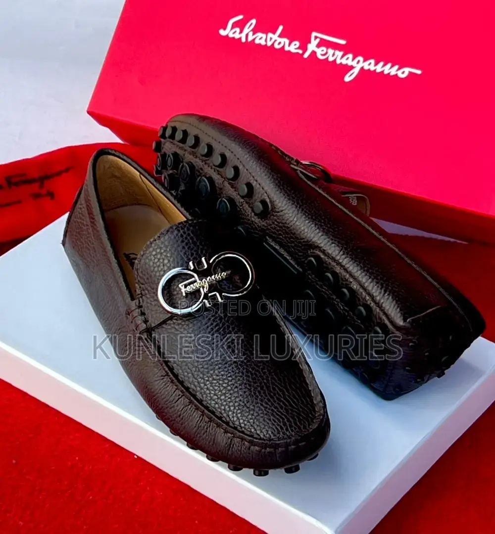 Original Salvatore Ferragamo Men Leather Shoe Collections