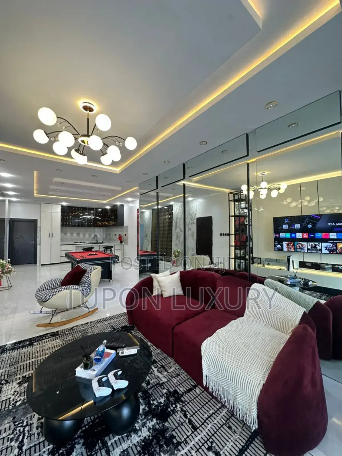 Luxury Furnished 2bedroom With Cinema and Snooker