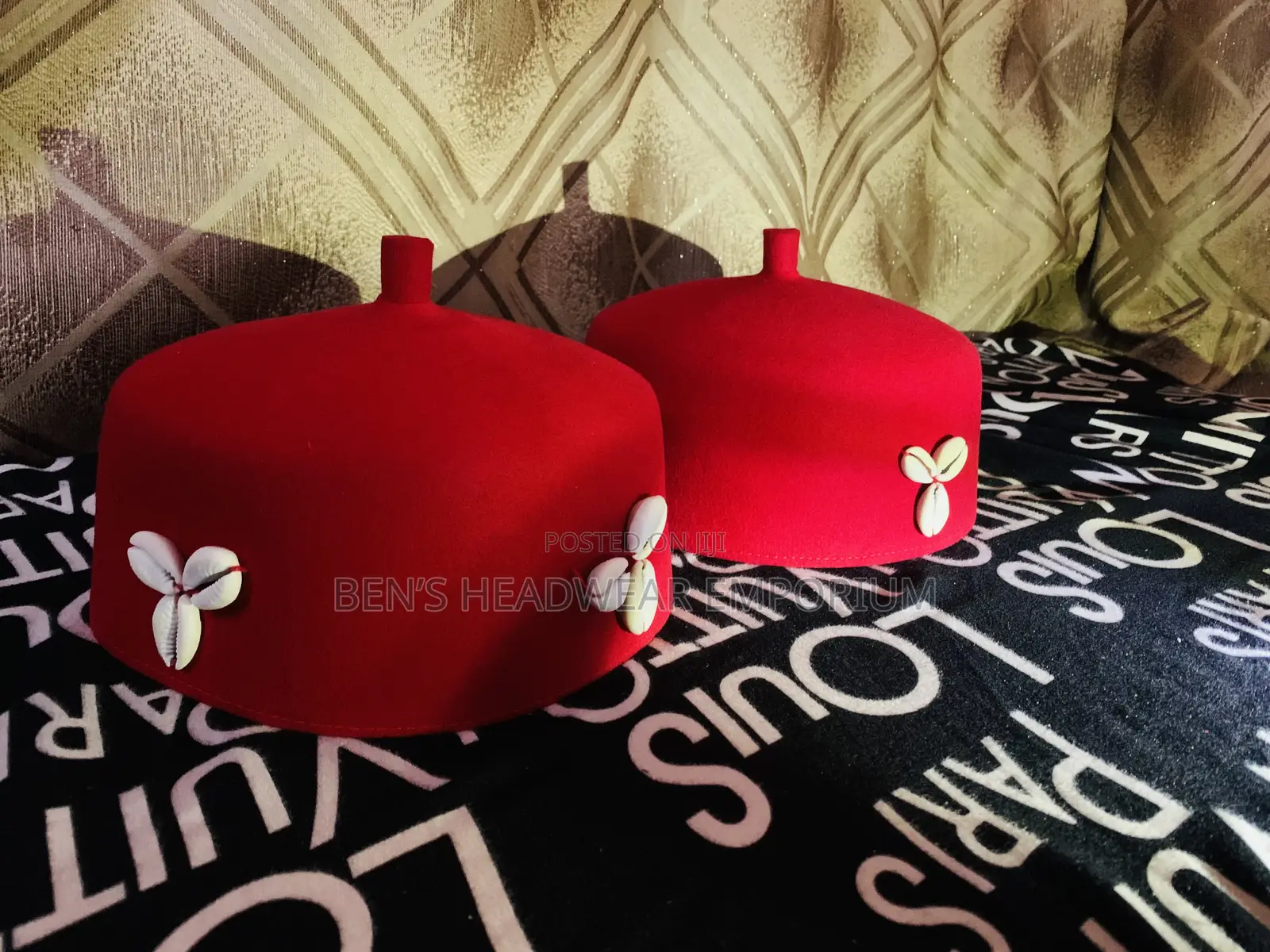 Traditional Igbo Red Cap