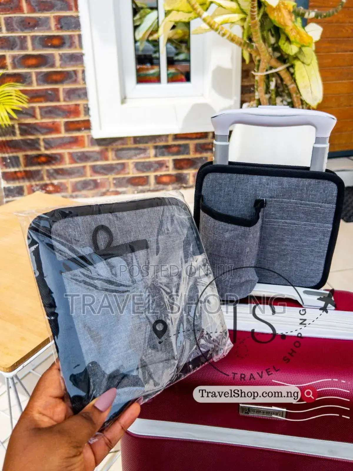 Carry-on Caddy | Luggage Cup Holder With Bottle Holder