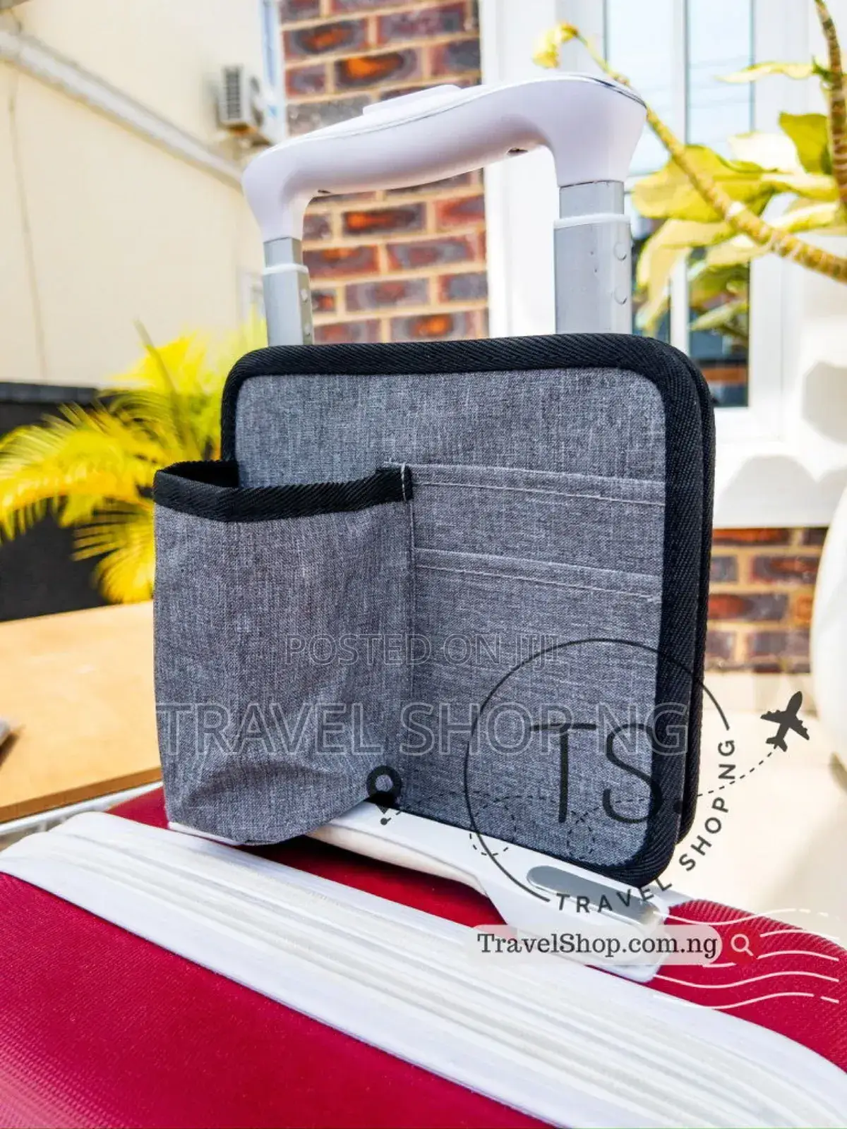 Carry-on Caddy | Luggage Cup Holder With Bottle Holder