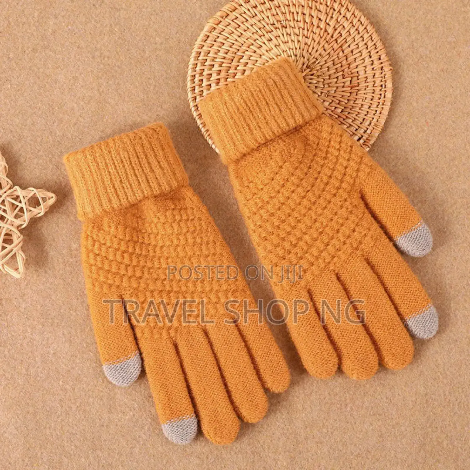 Knitted Wool Gloves