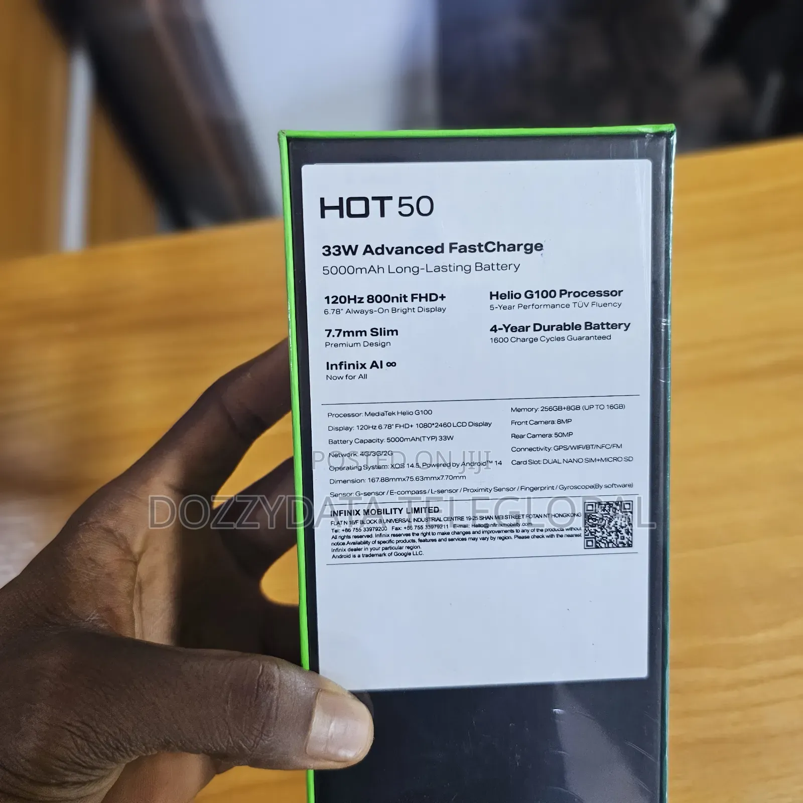 New Infinix Hot 50 256 GB