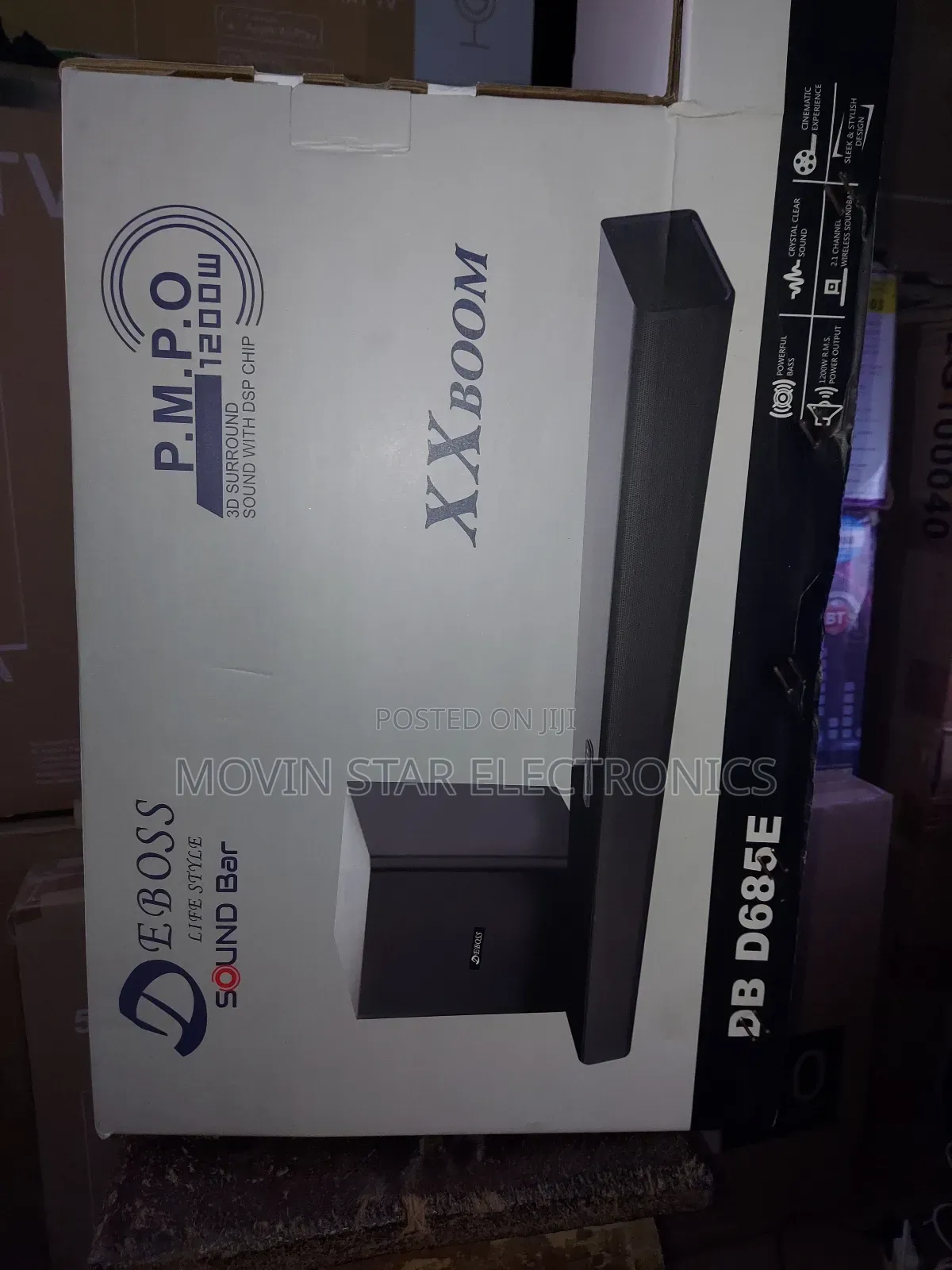 DE BOSS Sound Bar 1200wax Wireless