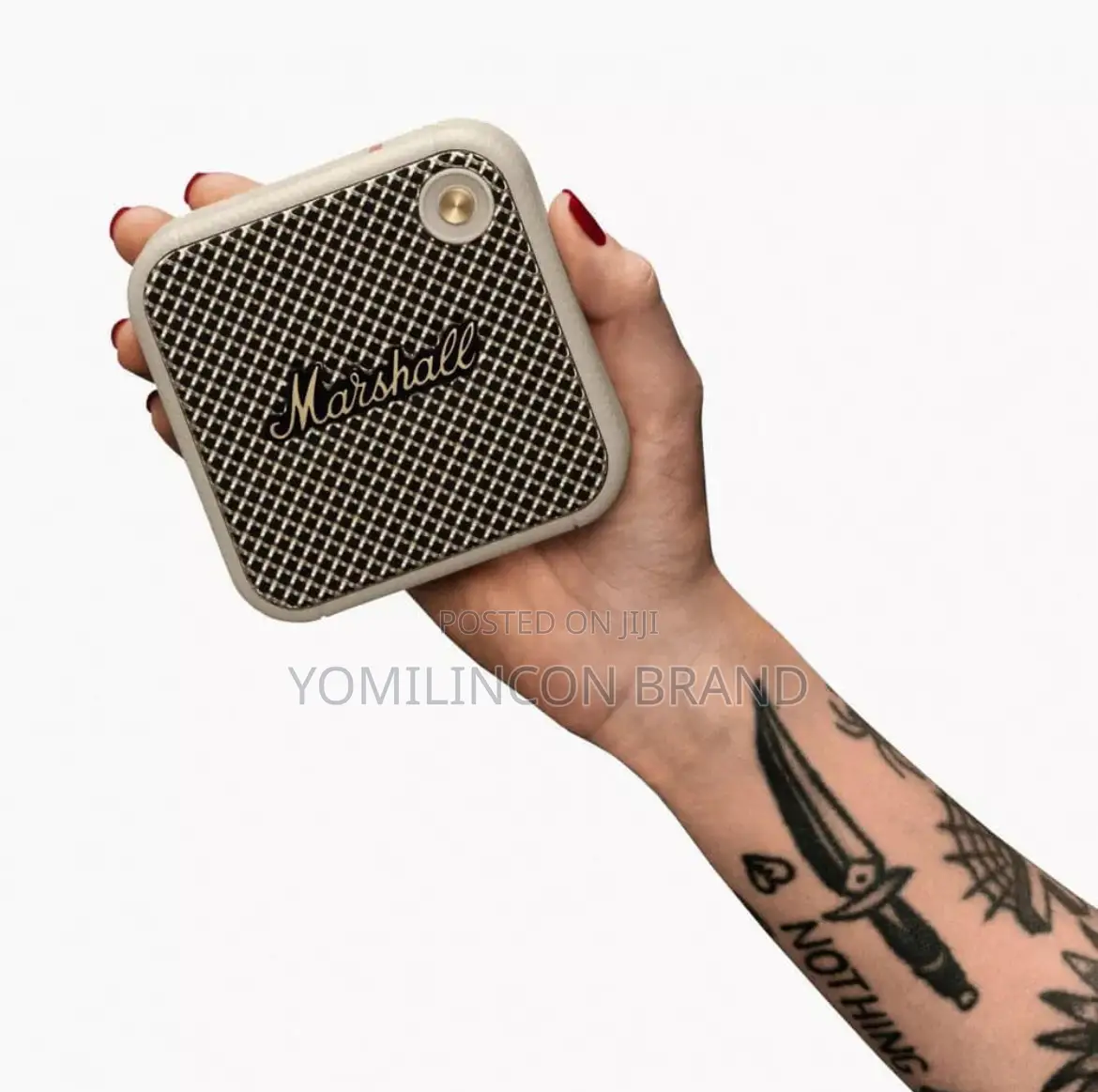 Marshall Willen Portable Bluetooth Speaker, Cream