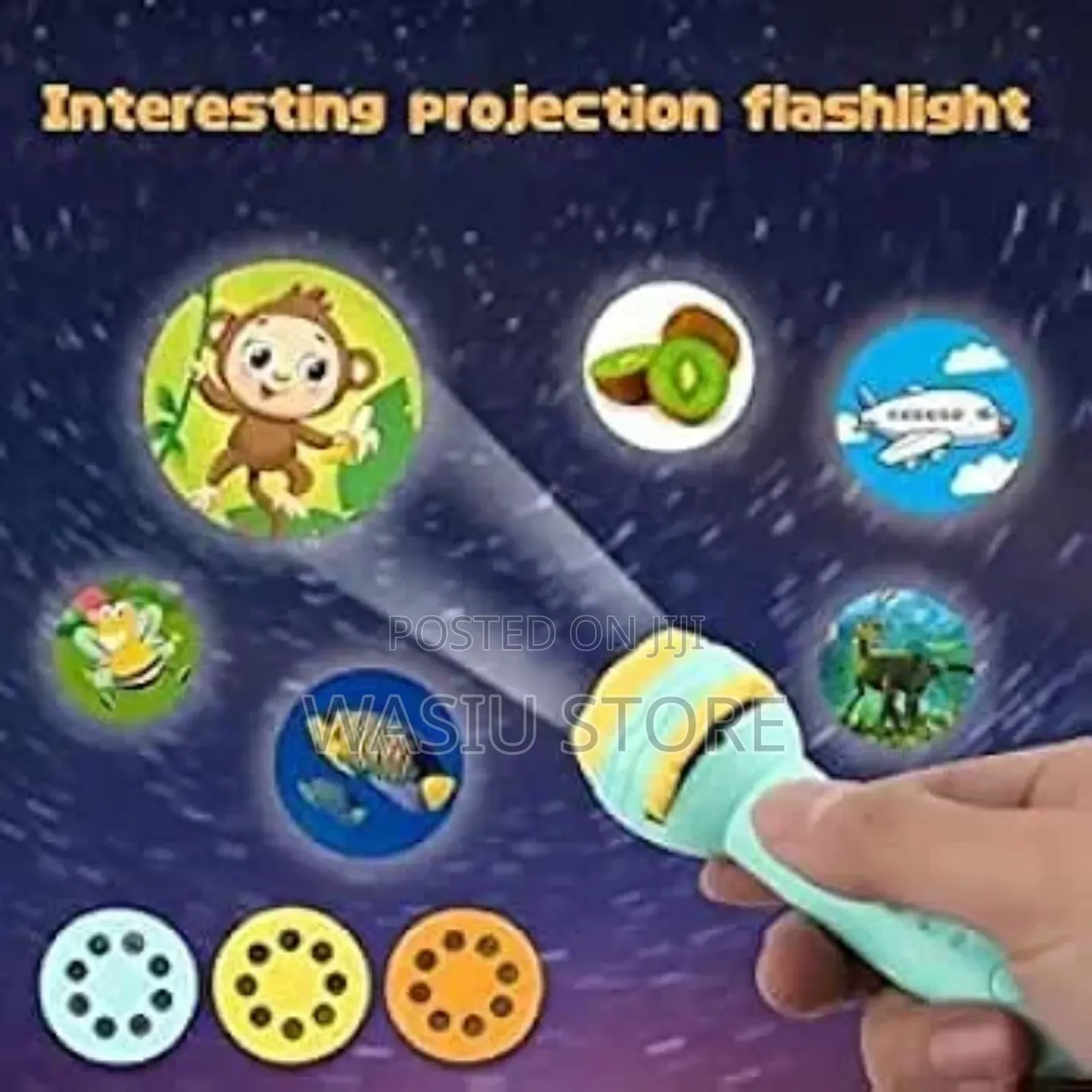 Children Flashlight Projector Torch