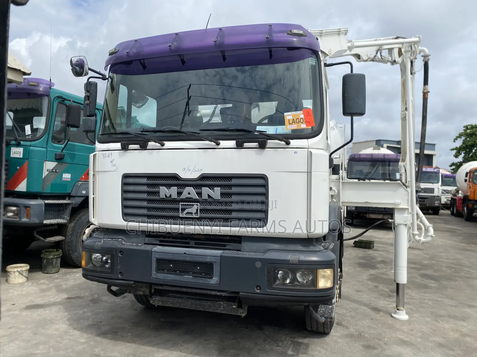 CONCRETE MIXER With Pump - 12 Tyres (10 Cubic)