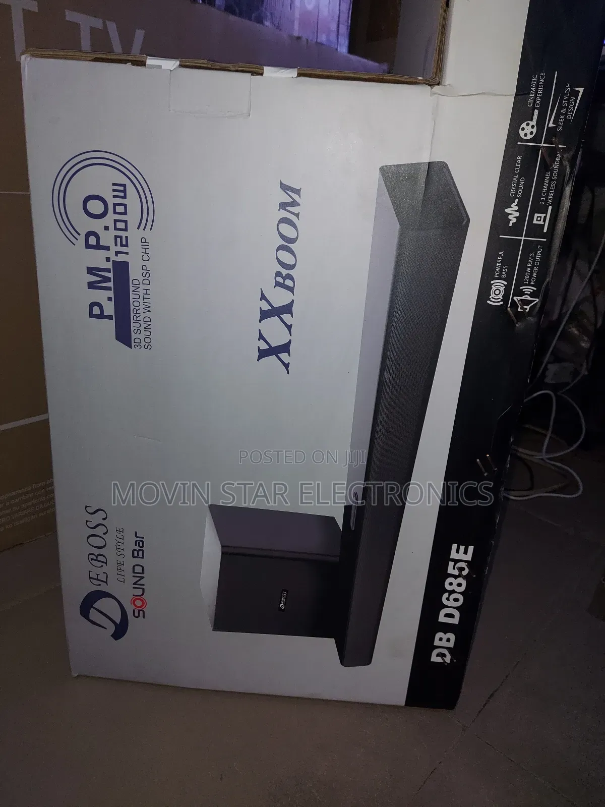 De Boss Sound Bar 1200wax Wireless