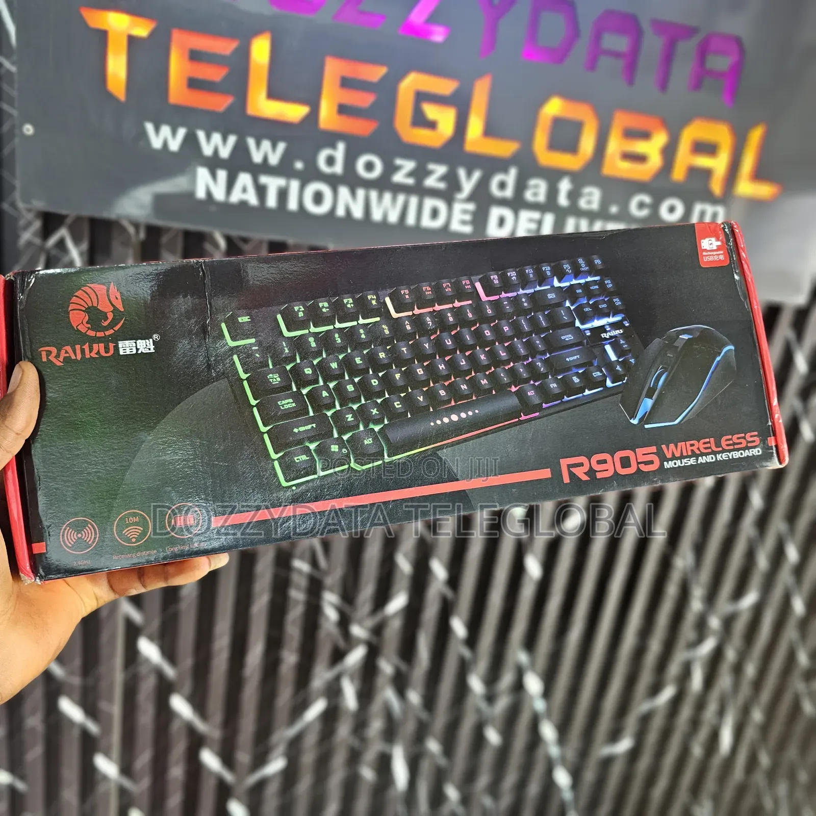 RAIKU R905 Wireless Mouse and Keyboard