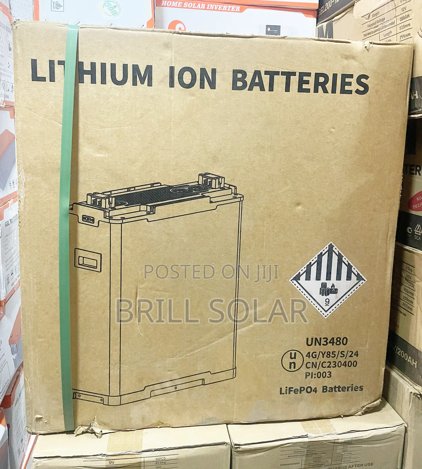 5kwh, 24v Blue Carbon Solar Lithium Battery (Bct-V)