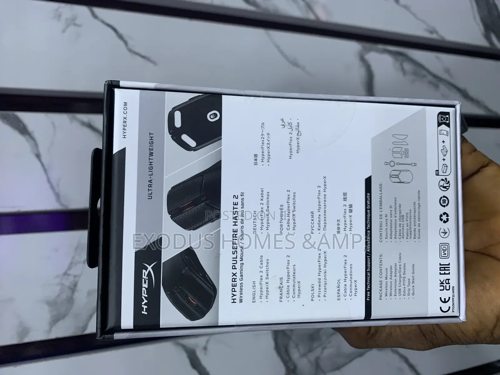 Hyperx Pulsefire Haste 2 - Wireless Gaming Mouse