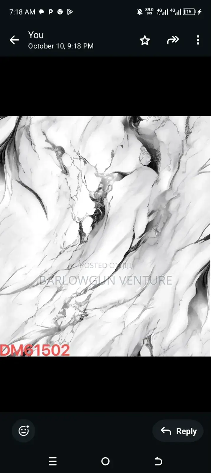 Wallpaper Mable Design White and Black 5sq/M