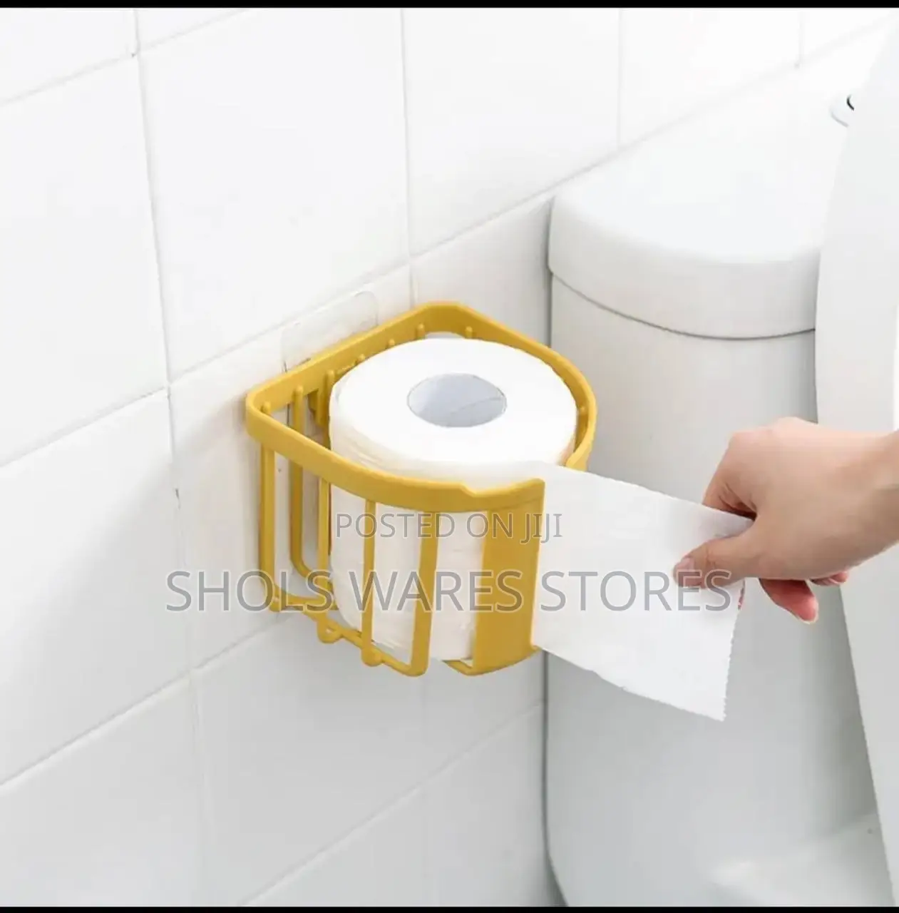 Wall-Mounted Round Tissue Holder