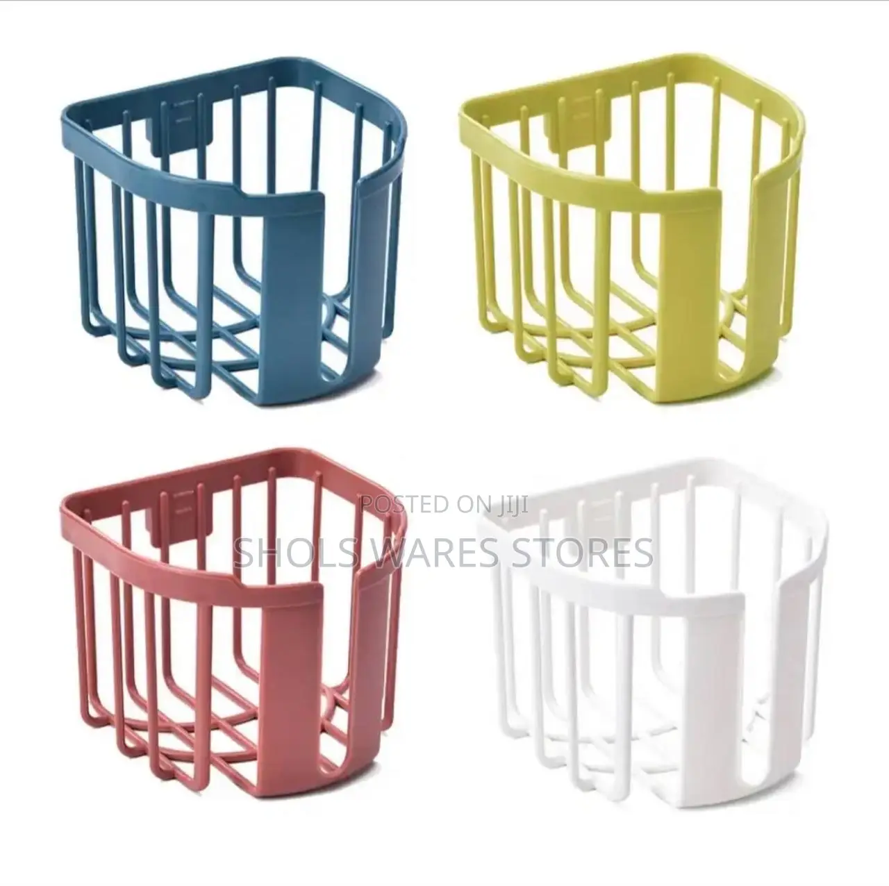 Wall-Mounted Round Tissue Holder