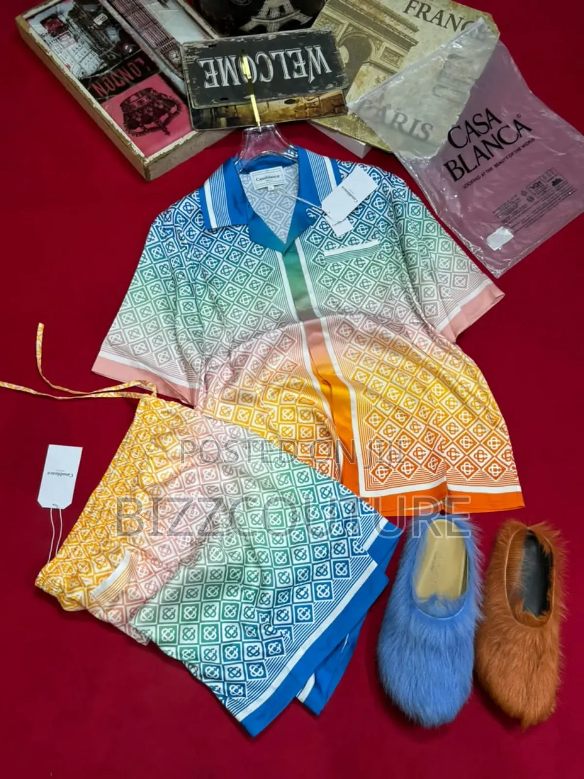 Original Casablanca Silk Shirts Short Available in Store