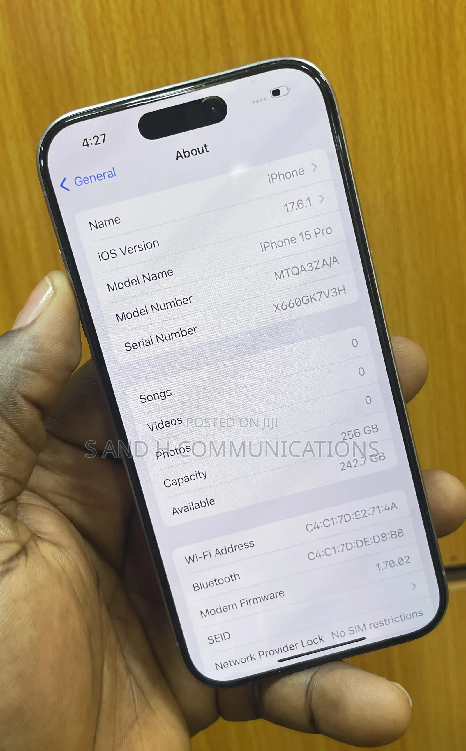 Apple iPhone 15 Pro 256 GB