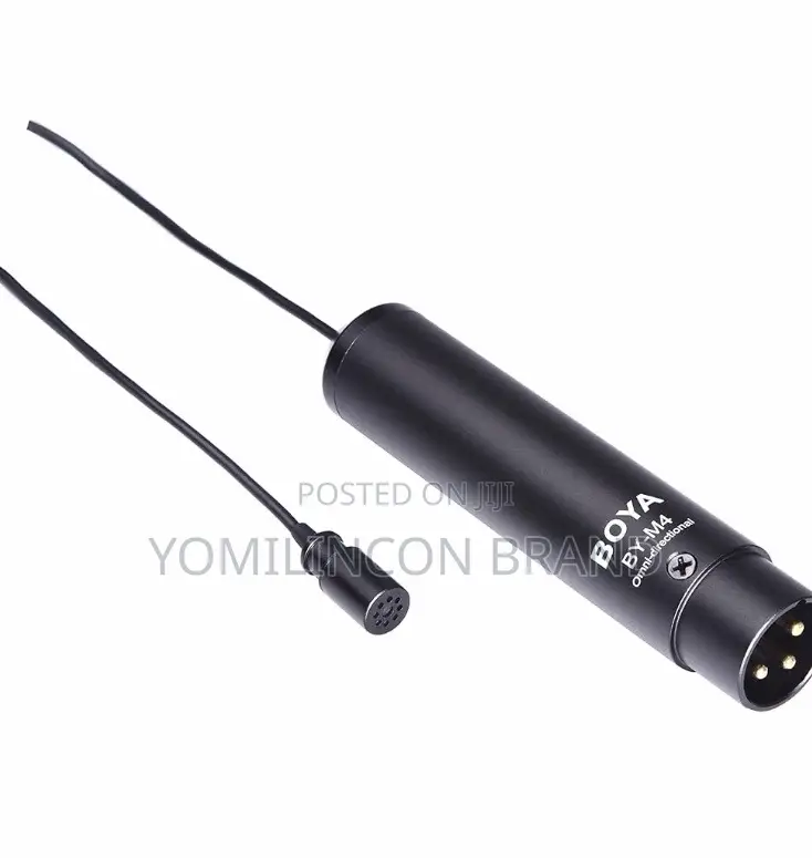 BOYA XLR Clip Collar Lavalier Microphone