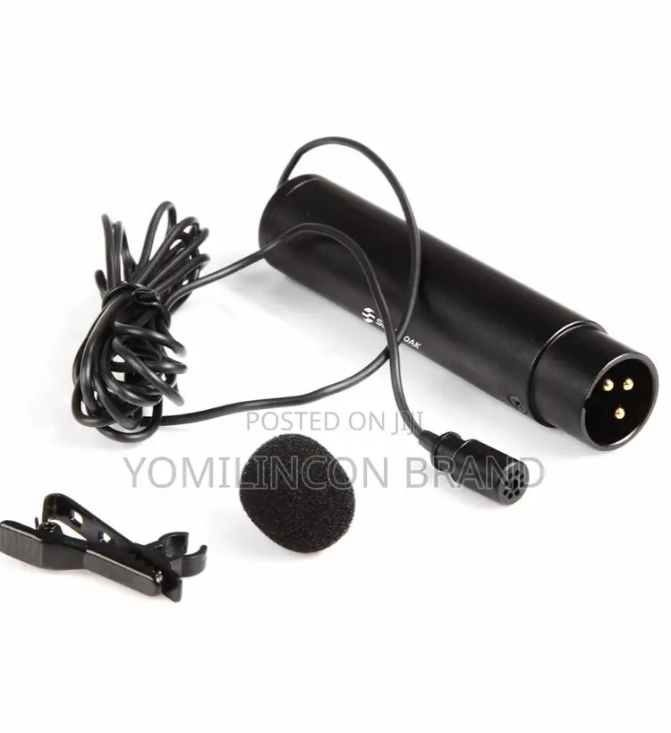 BOYA XLR Clip Collar Lavalier Microphone