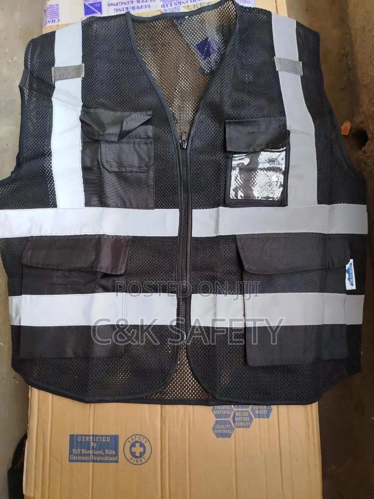 Black Reflective Jacket Net
