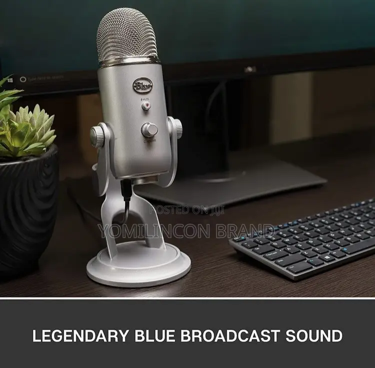 Blue Yeti USB Mic for Recording Streaming on PC and Mac.