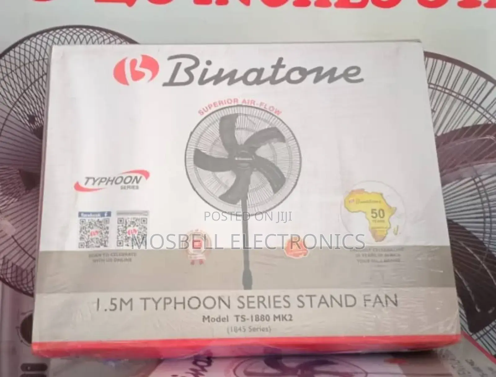Binatone TS-1880 MK2 Standing Fan