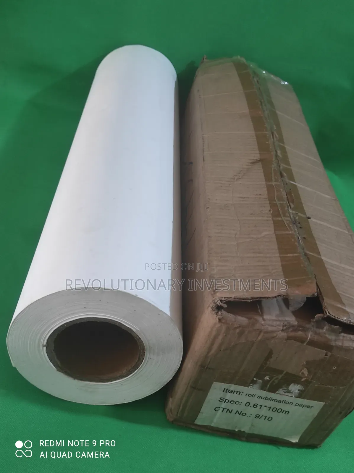 24" X 100m Roll Sublimation Paper