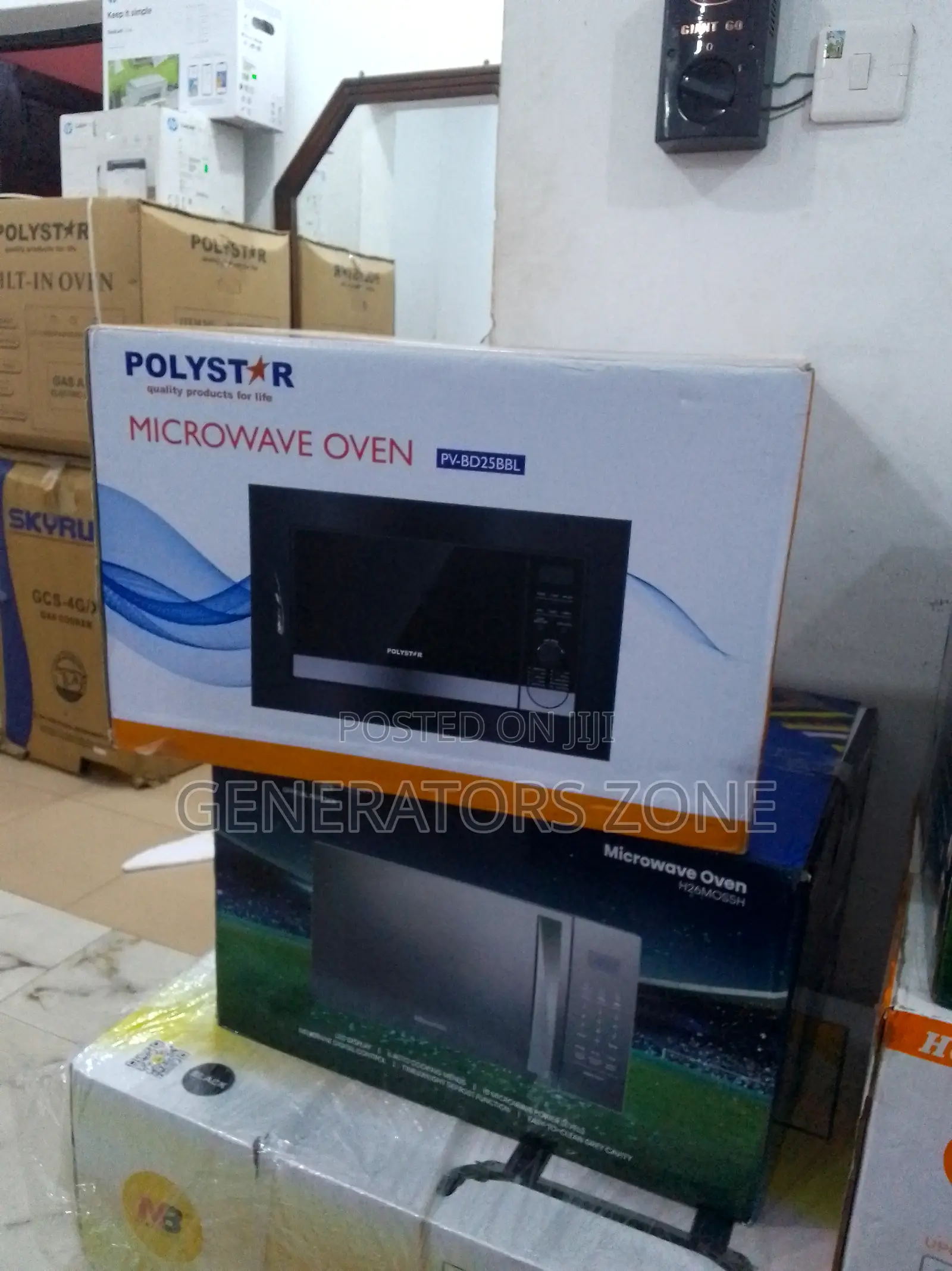 1000W Grill Power 25L Polystar Built in Microwave Oven