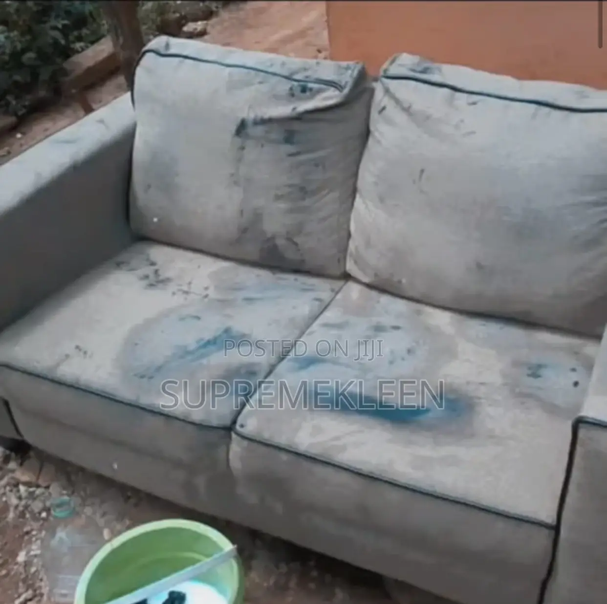 Upholstery Cleaning Before/After Sofa Cleaning Service