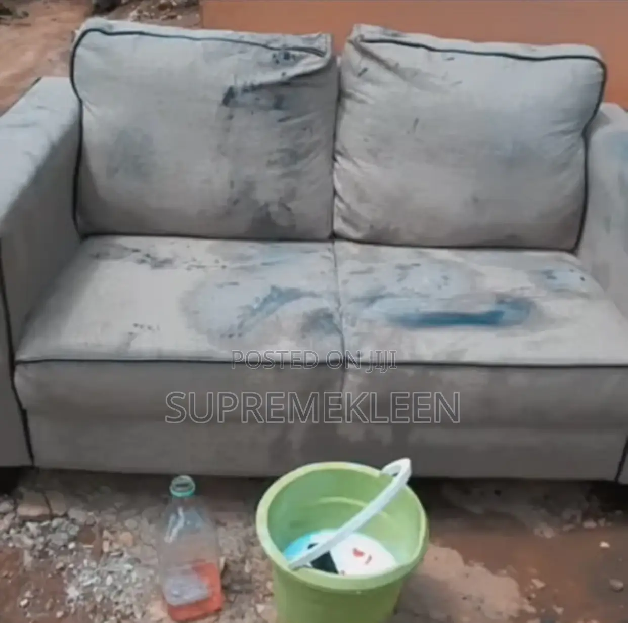 Upholstery Cleaning Before/After Sofa Cleaning Service