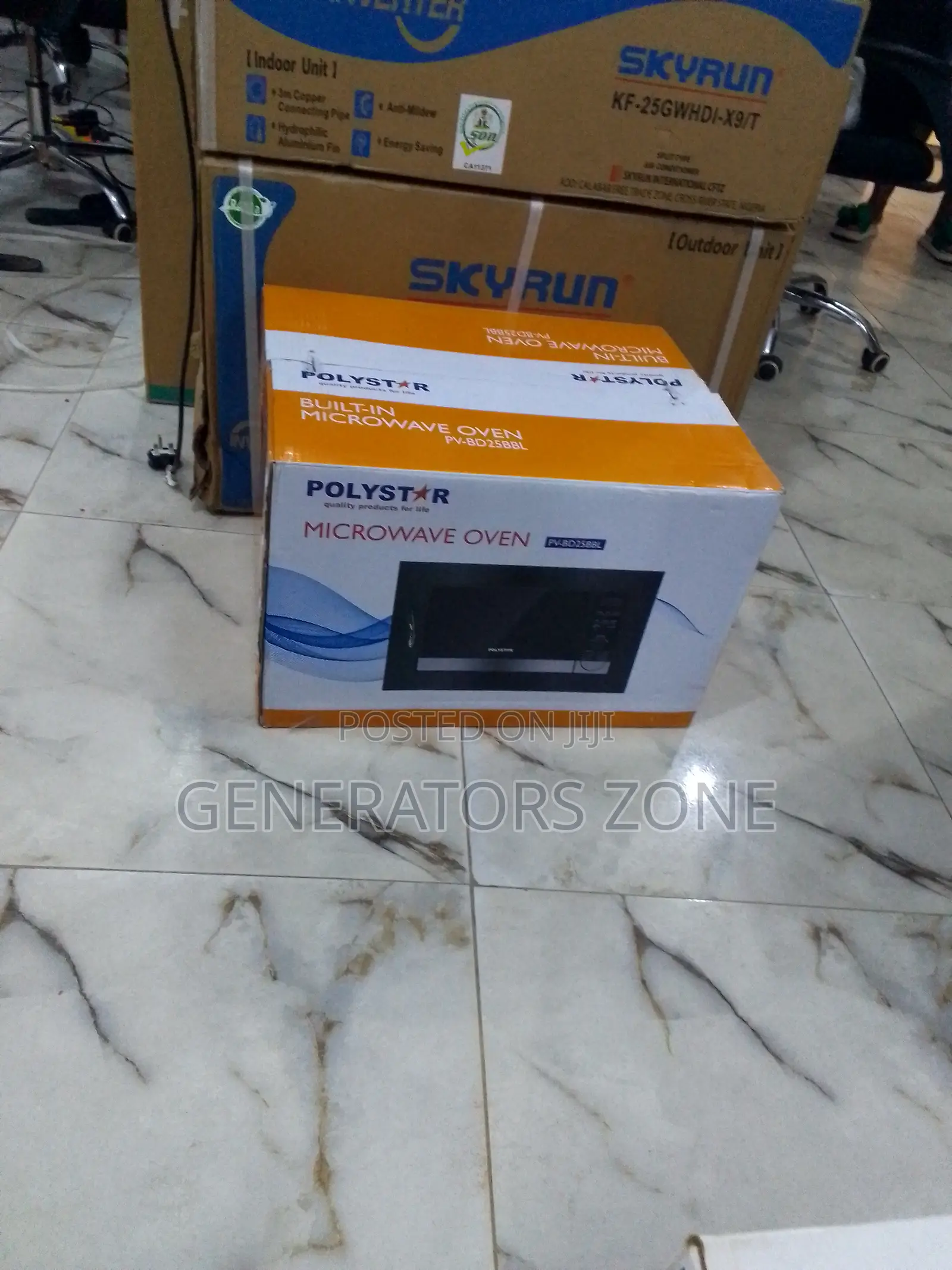Built-in Microwave Oven+Grill / 25litre Polystar Buil-In