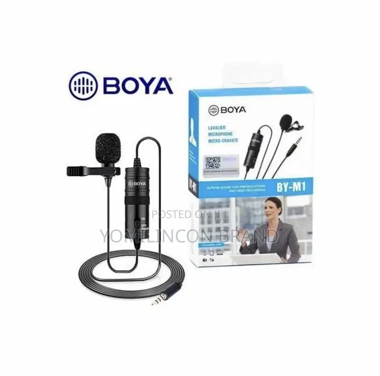 BOYA by M1 Lavalier Microphone Canon Nikon DSLR Cameras