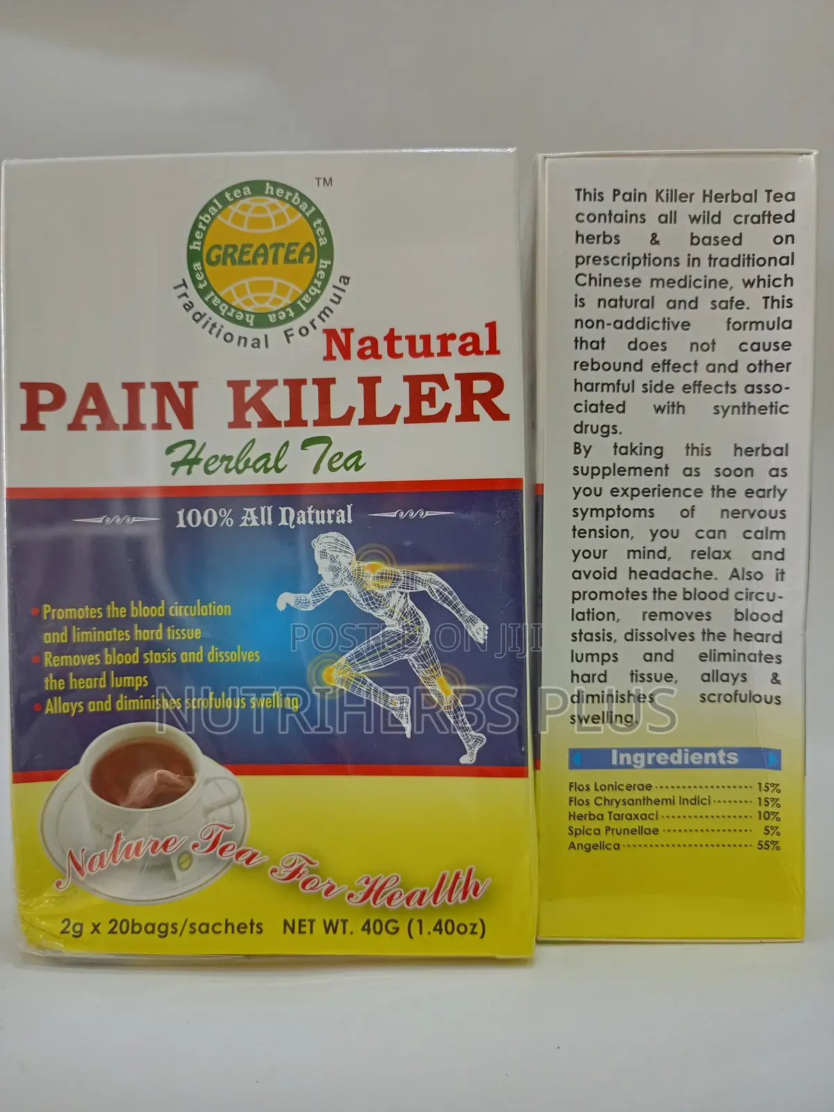 Pain Killer Herbal Tea: Take Care Joint, Knee and Body Pain