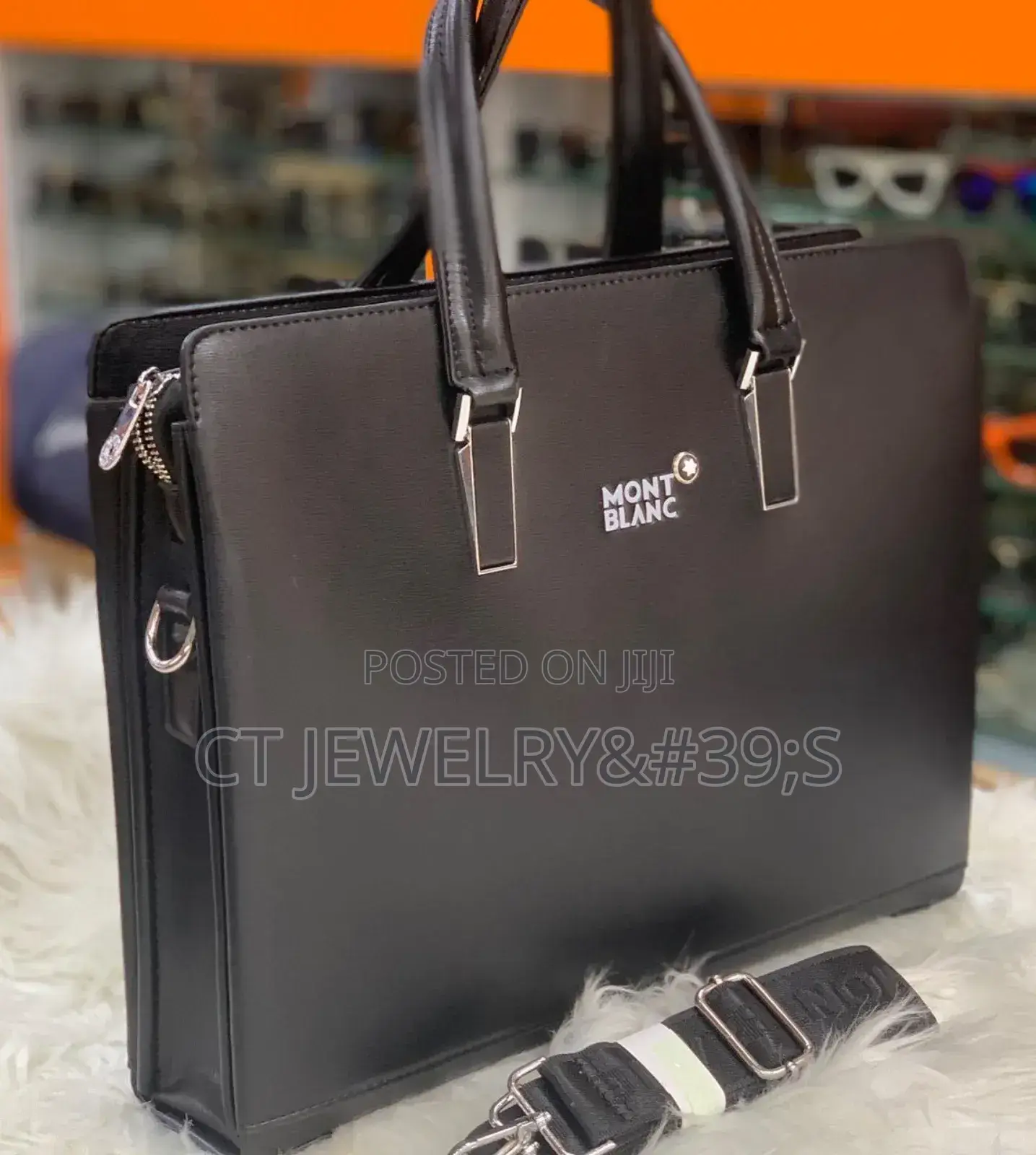 Nice Classic Stylish Simple Men's Mont Blanc Laptop Bag