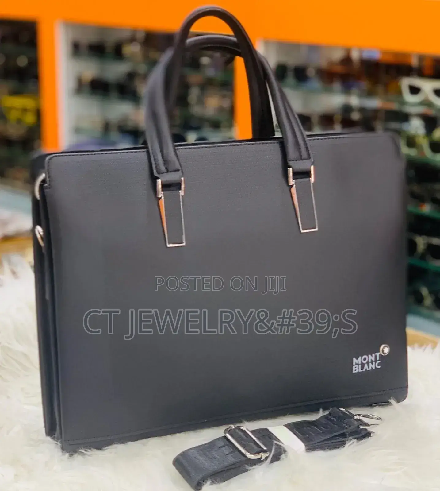 Nice Classic Stylish Simple Men's Mont Blanc Laptop Bag