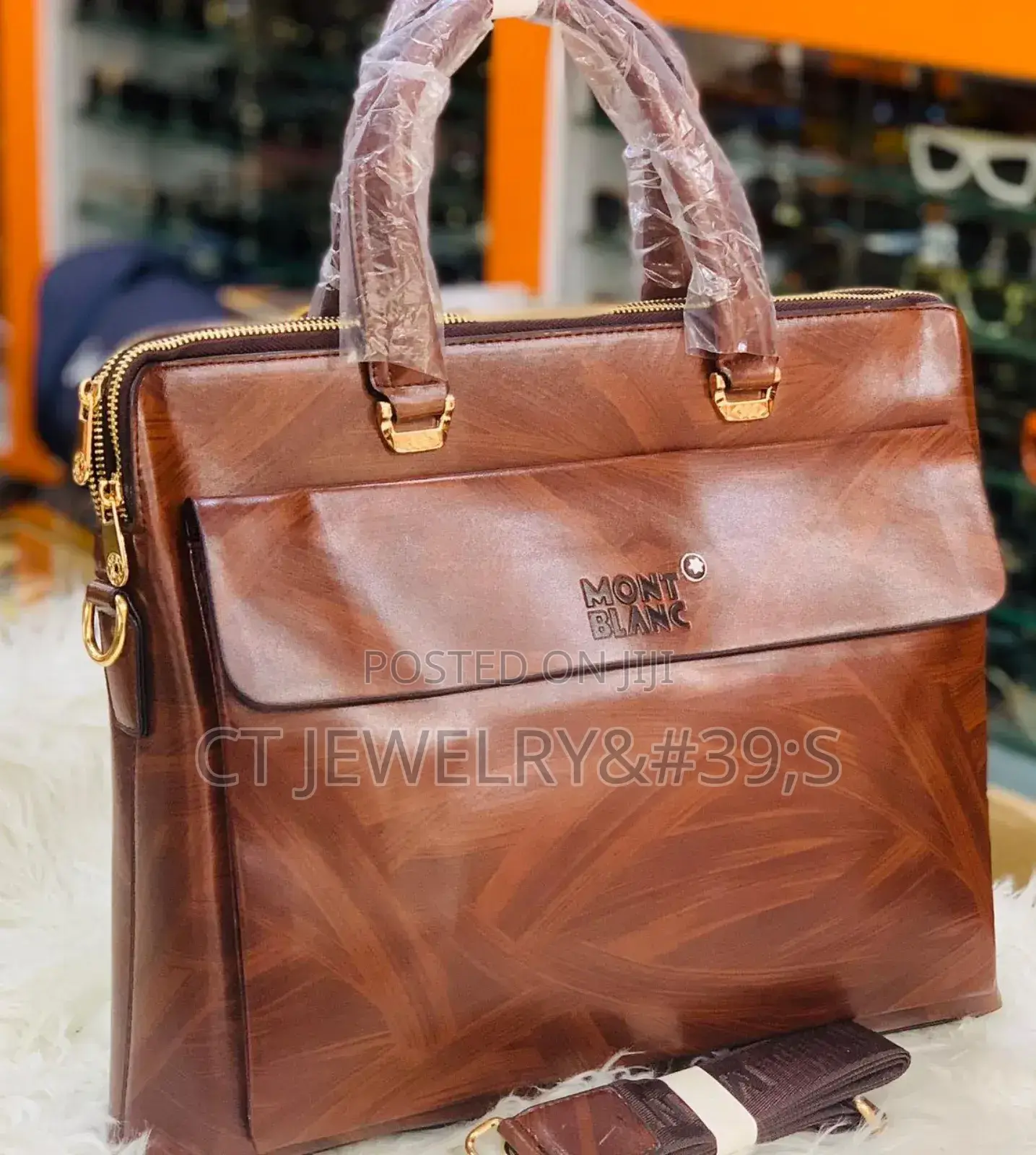 Mont Blanc Men's Laptop Bag High in Quality Stylish Bag