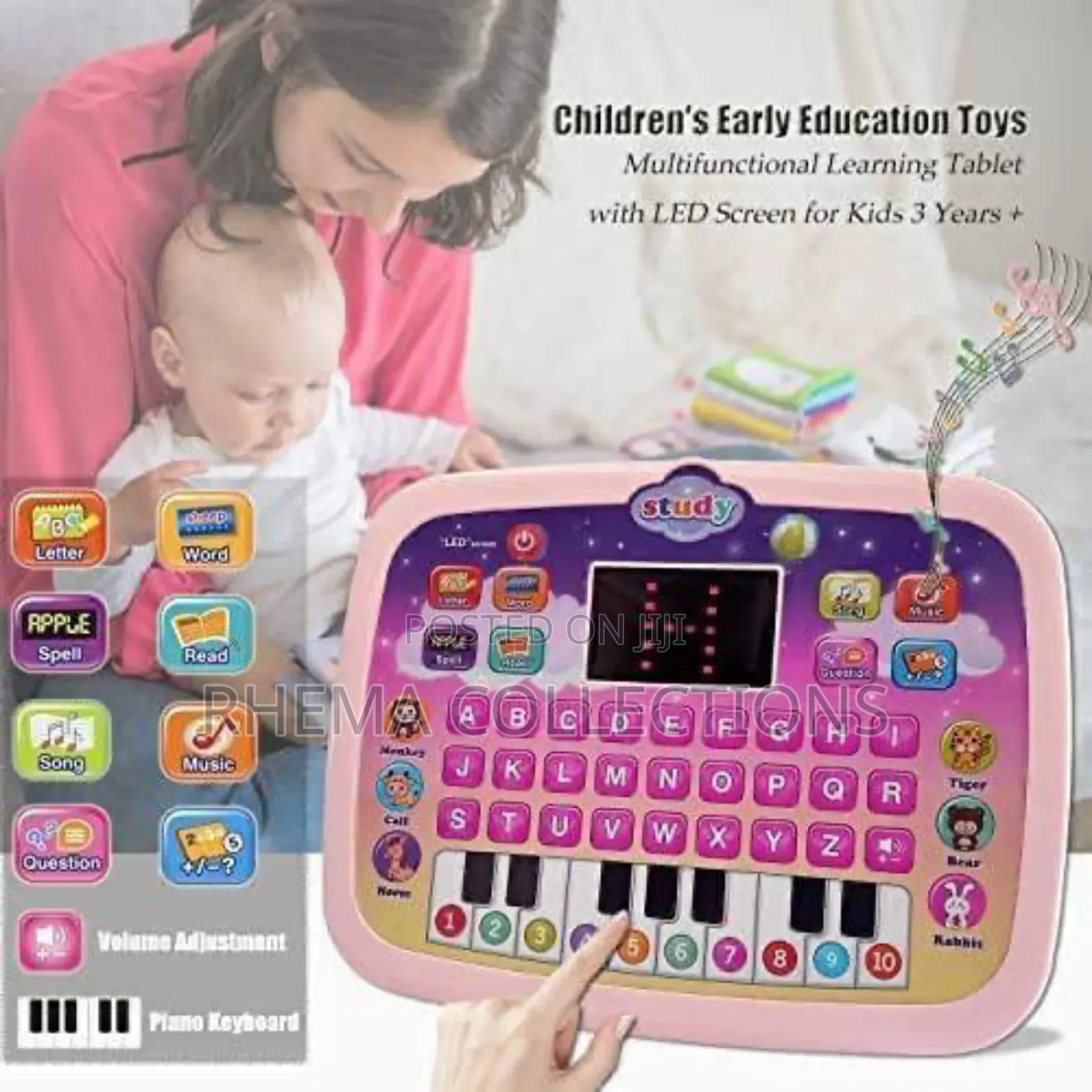 Educational Kids Learning iPad With Display Screen