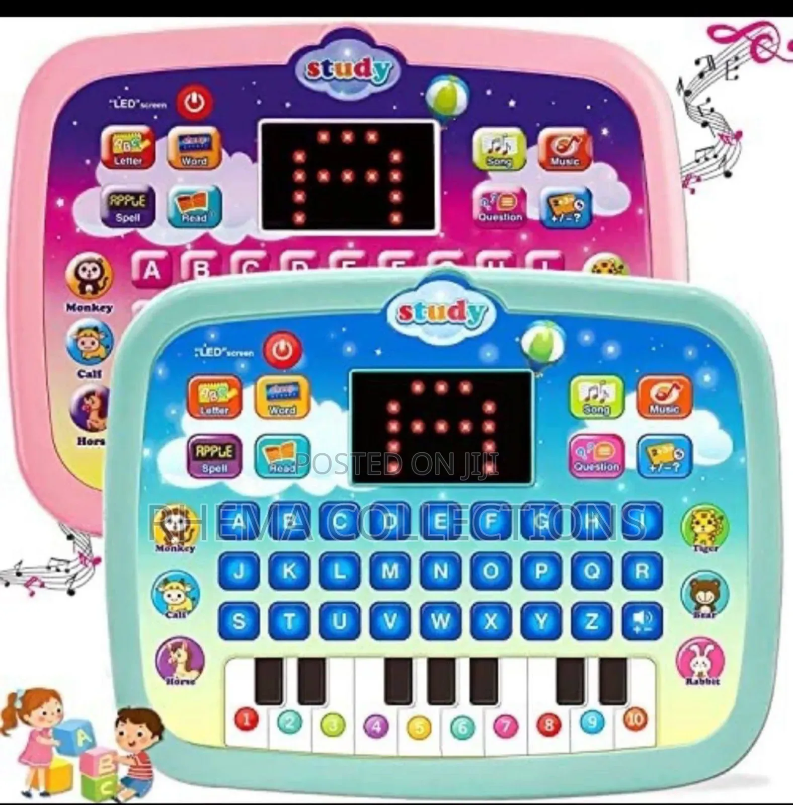 Educational Kids Learning iPad With Display Screen