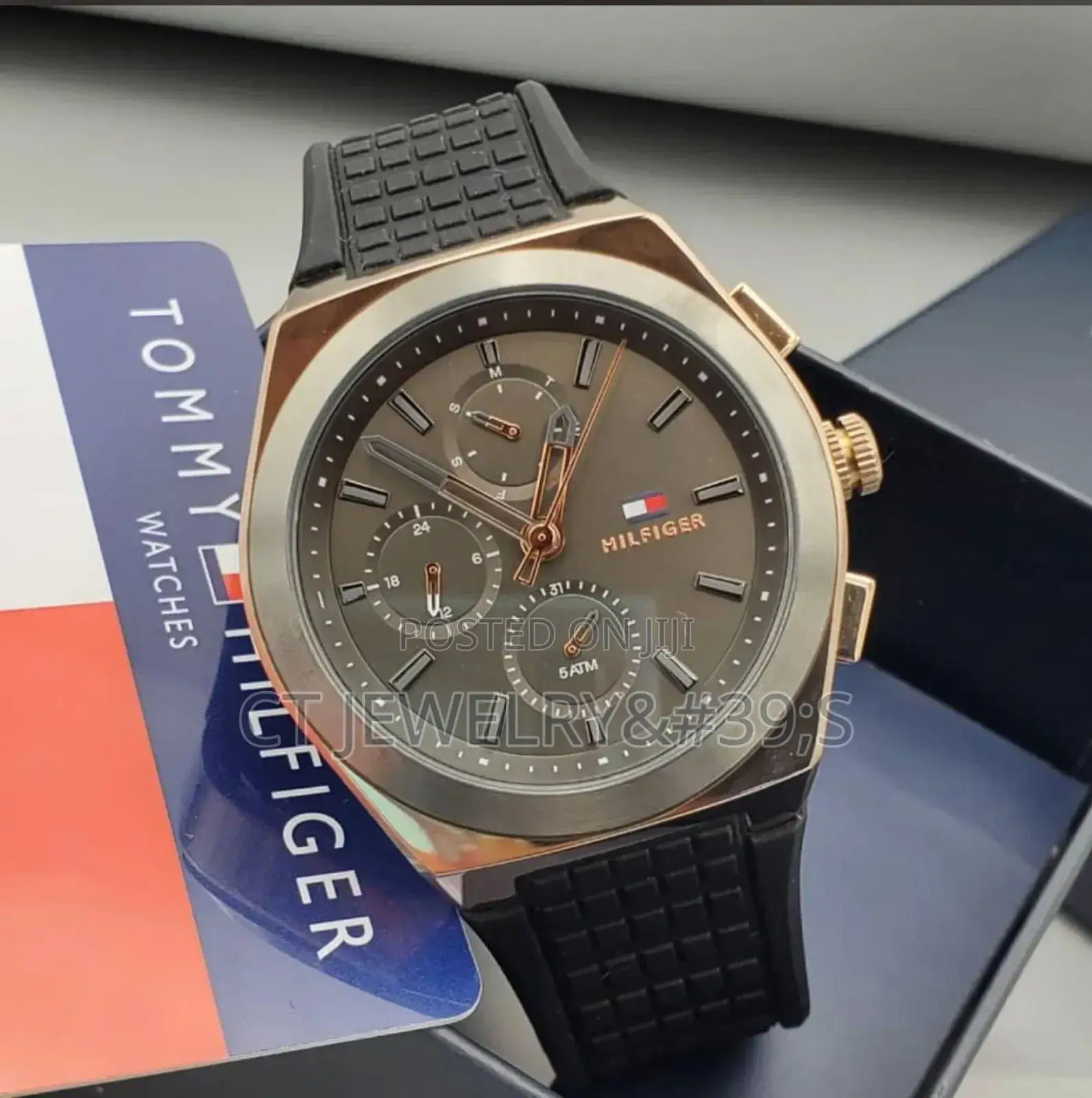 Tommy Hilfiger Original Rubber Strap Nice Classic, Stylish