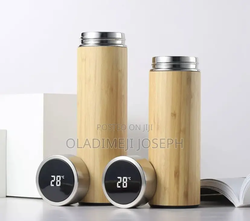 Wooden Temperature Vacuum Flask
