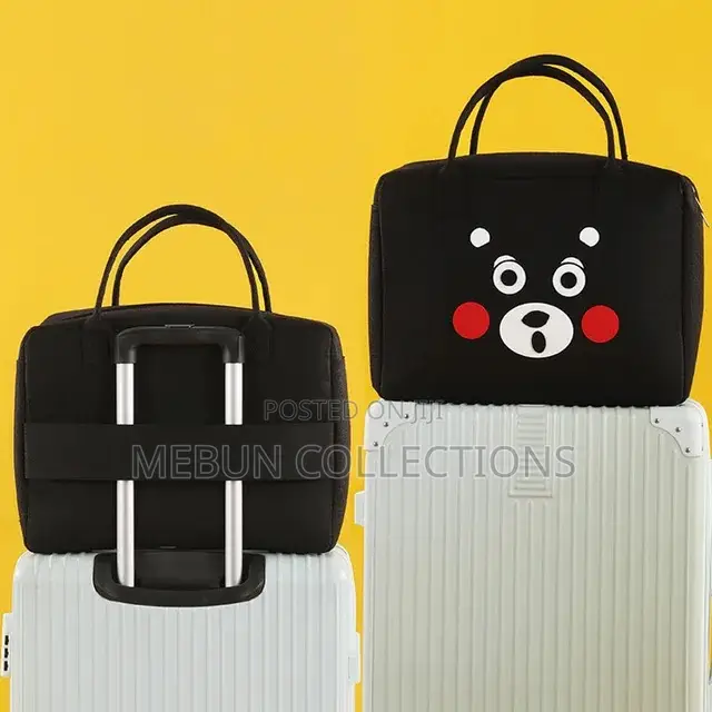 Portable Emoji Luggage Bag