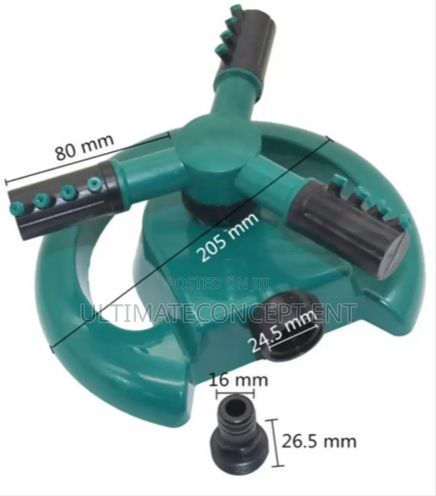 3ways and Round Base Spinkler