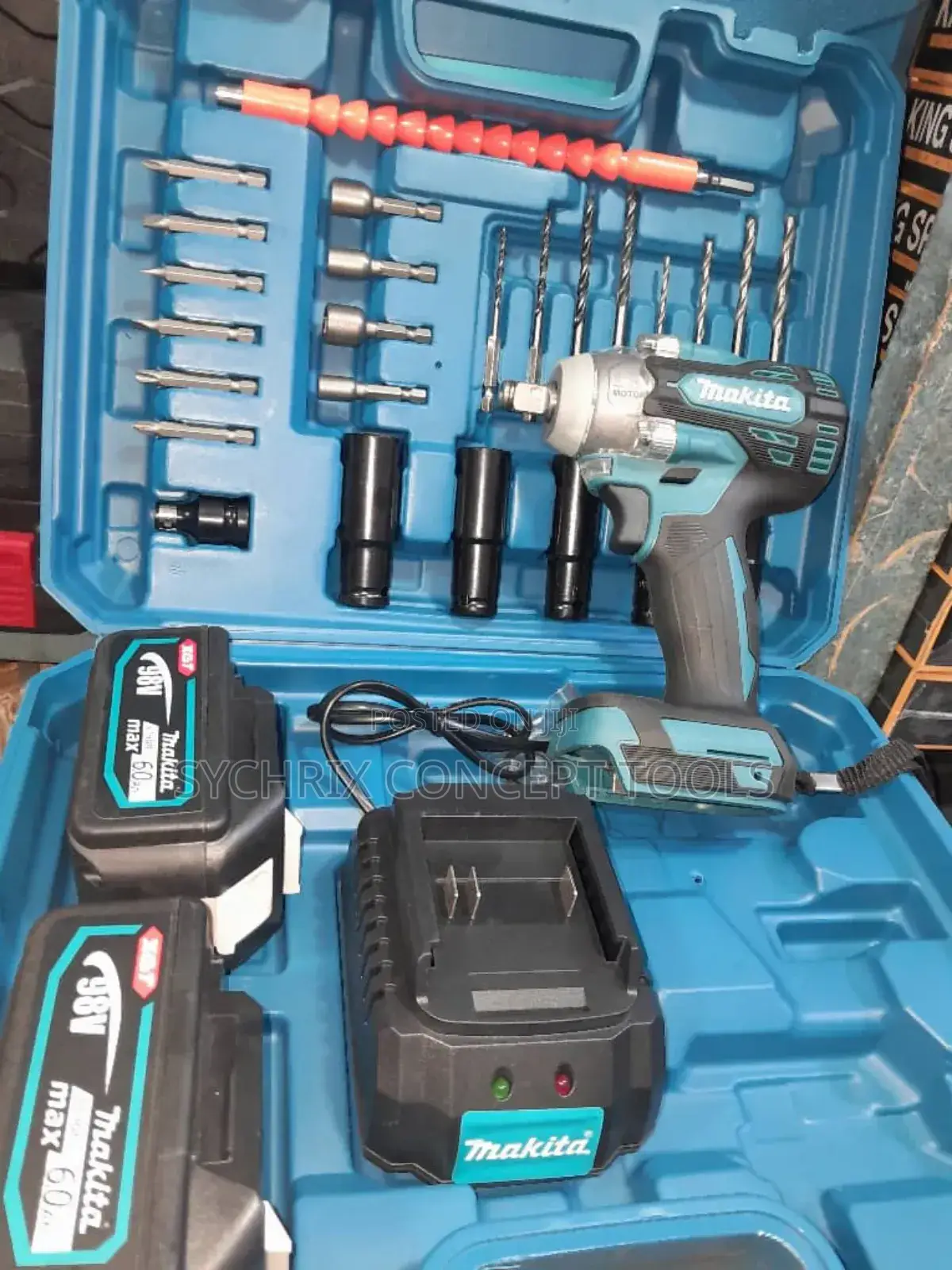 Makita Impact Wrench- 98v With 2batteris