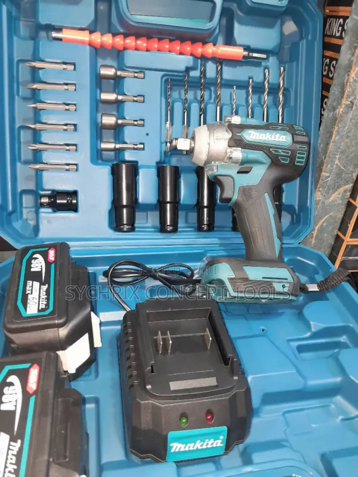 Makita Impact Wrench- 98v With 2batteris