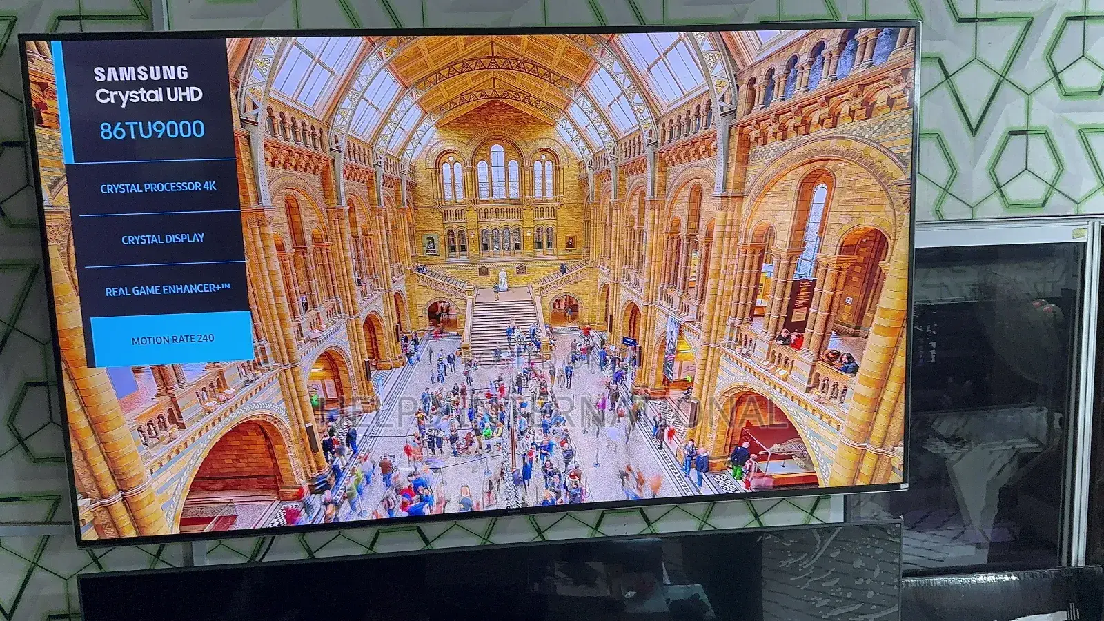 86’’ King Size Samsung Crystal UHD TV With Voice Control
