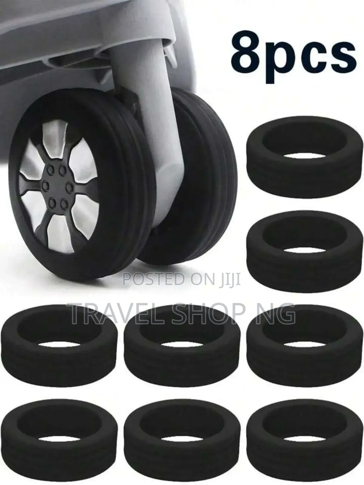 Luggage Wheel Protector X 8 | Carry-on Tyre Cover